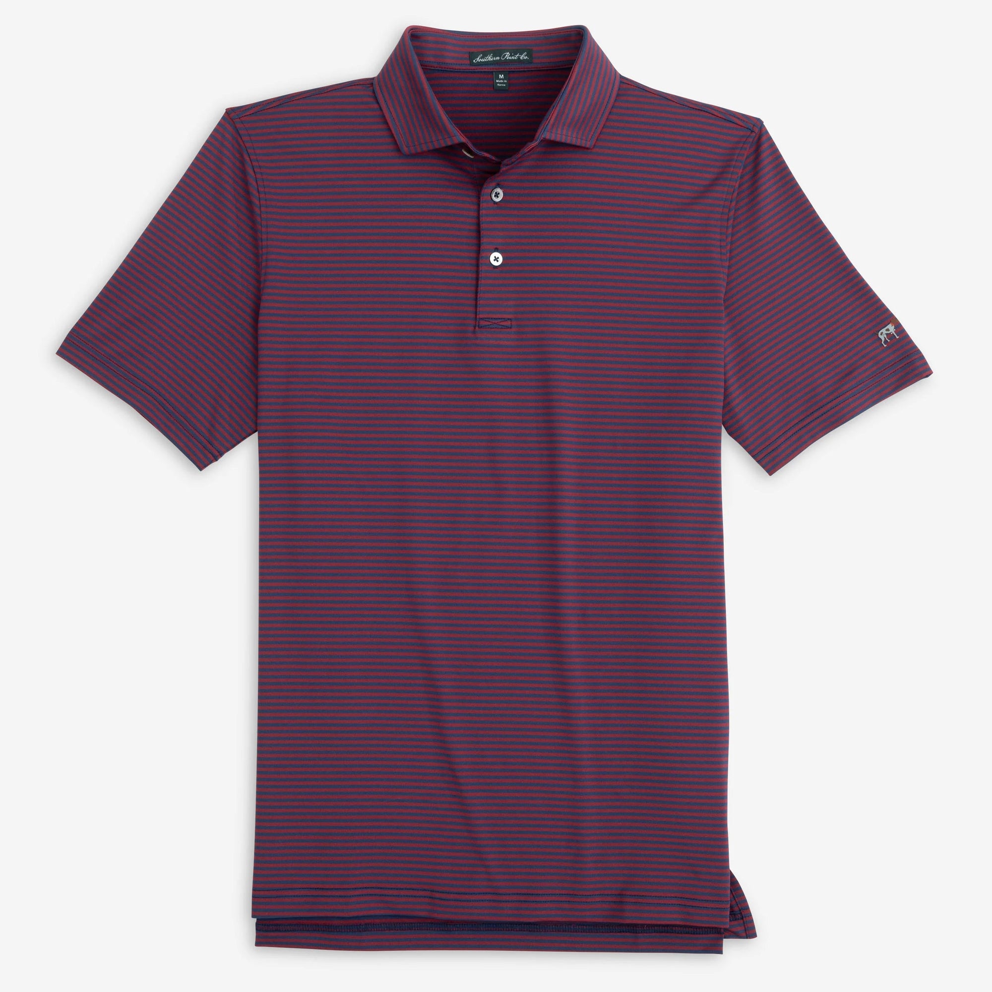Southern Point Co. Men's Polo DEEP RED / S P204
