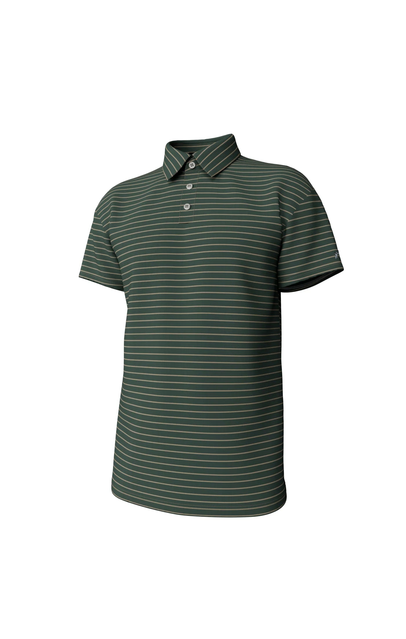 Southern Point Co. Men's Polo DUCK GREEN / S Southern Point Horizon Stripe Performance Polo P306