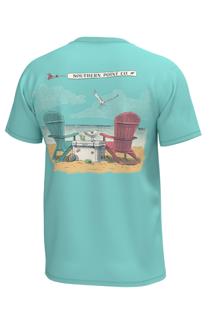 Southern Point Co. Men's Tees Southern Point Beach Banner Short Sleeve Tee