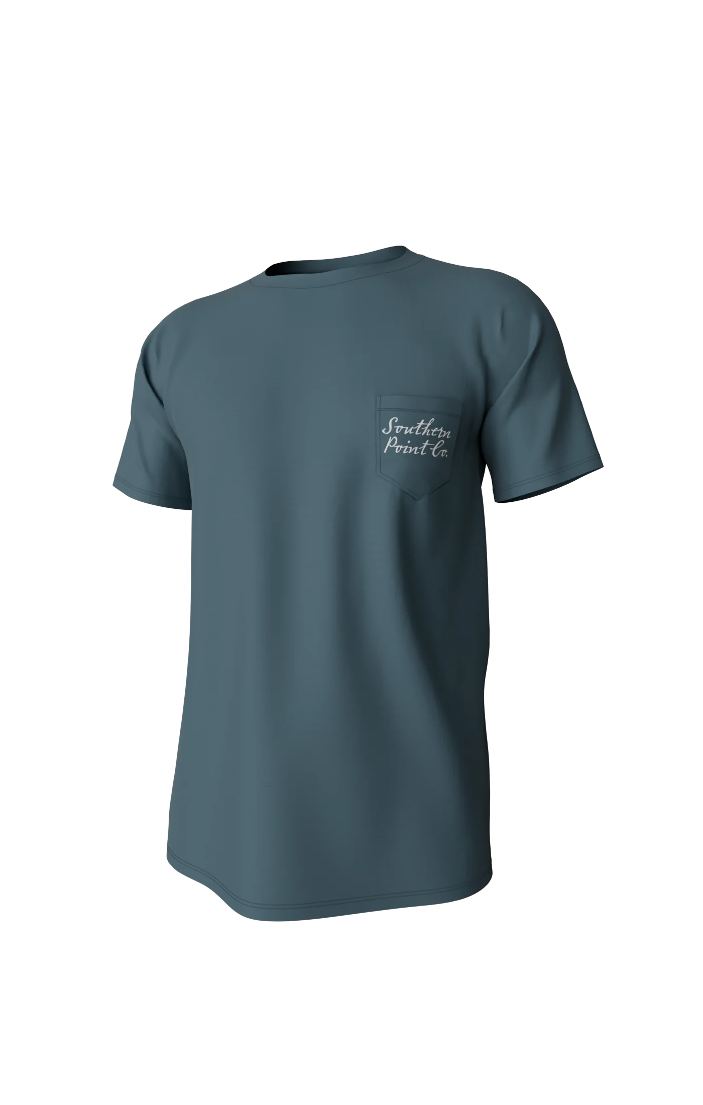 Southern Point Co. Men's Tees Southern Point Cupped Ducks Short Sleeve Pocket Tee
