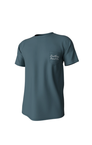 Southern Point Co. Men's Tees Southern Point Cupped Ducks Short Sleeve Pocket Tee