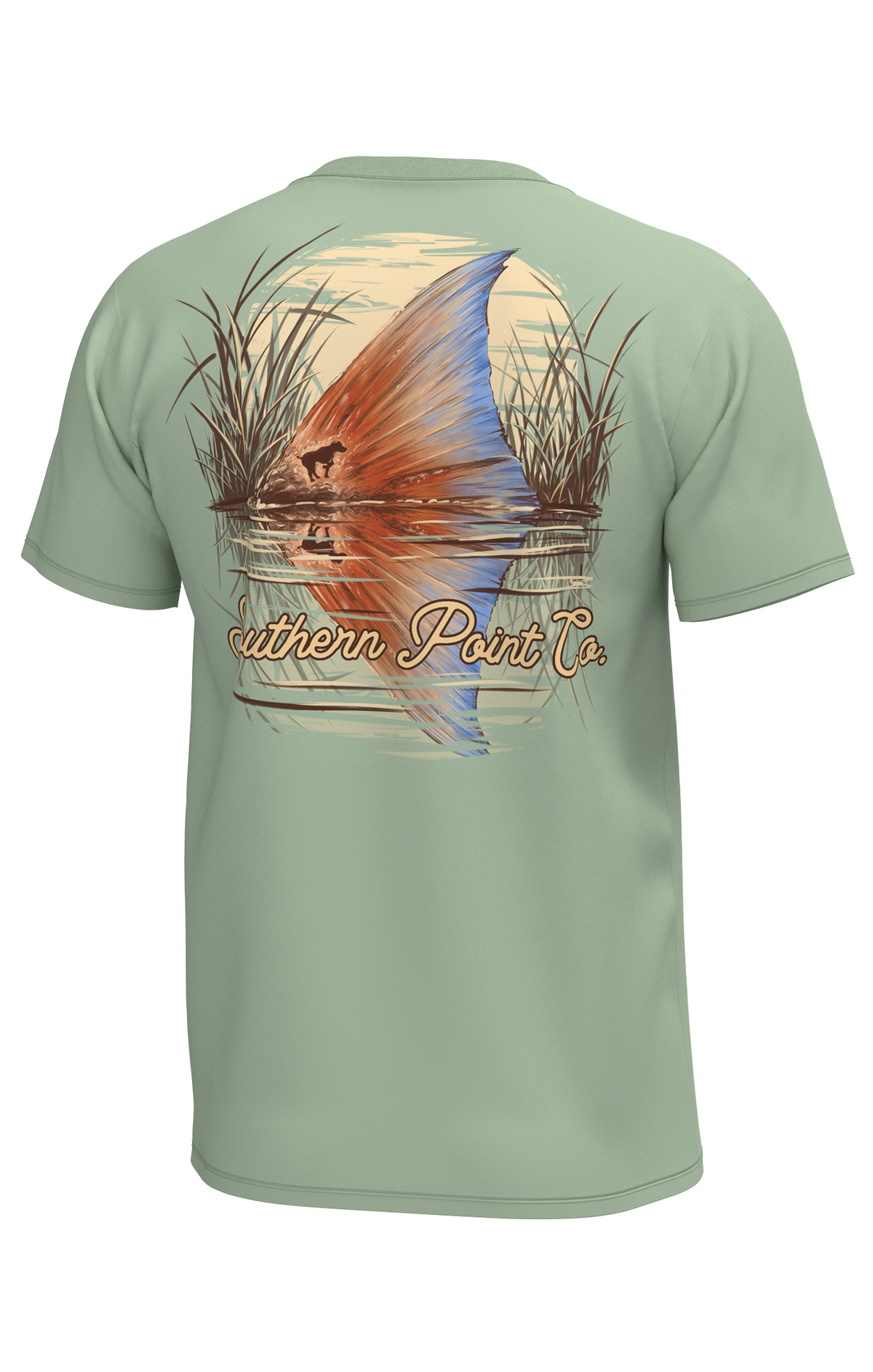 Southern Point Co. Men's Tees Southern Point Greyton Redfish Short Sleeve Tee