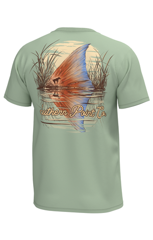 Southern Point Co. Men's Tees Southern Point Greyton Redfish Short Sleeve Tee