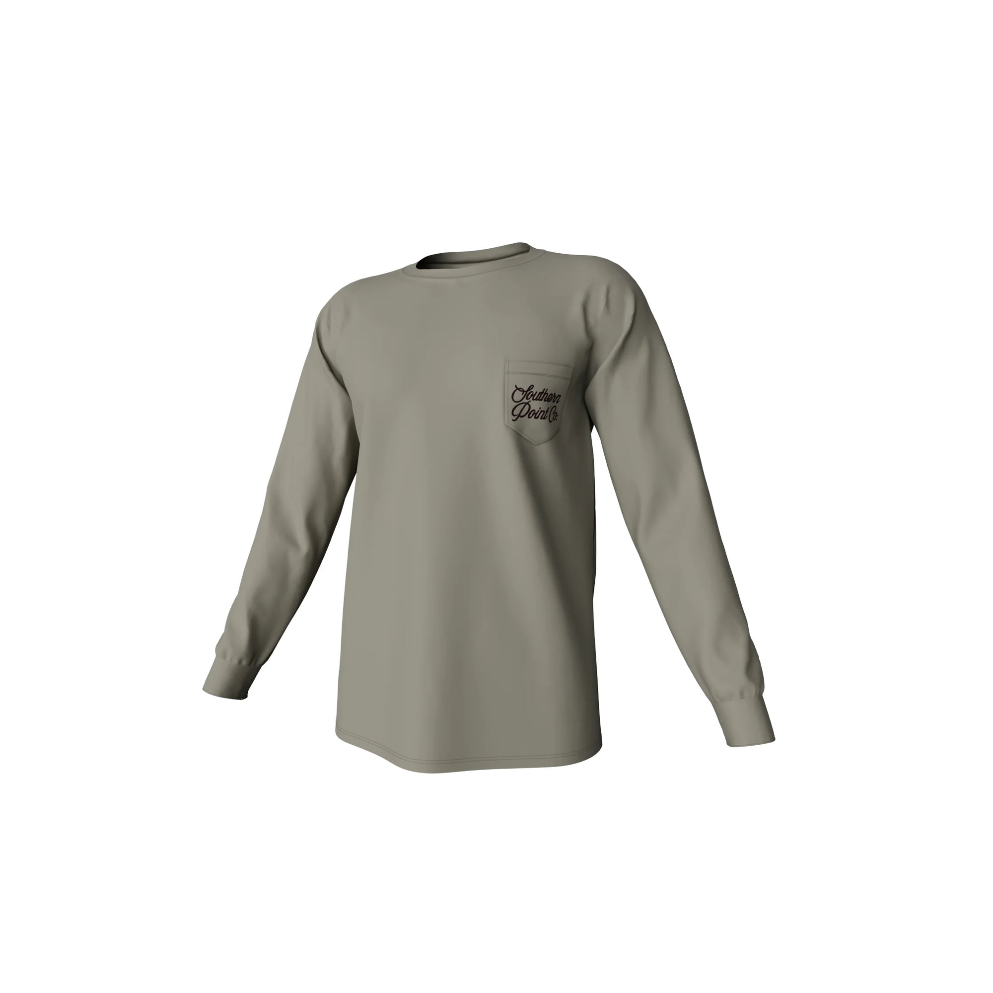 Southern Point Co. Men's Tees Southern Point In the Pines Long Sleeve Pocket Tee