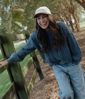 SOUTHERN SHIRT CO. Women's Sweaters WINDSOR / XS Southern Shirt Comfy Cozy Cable Sweater 2C073-1299