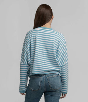 SOUTHERN SHIRT CO. Women's Top Southern Shirt On The Line Top - Chalky Blue