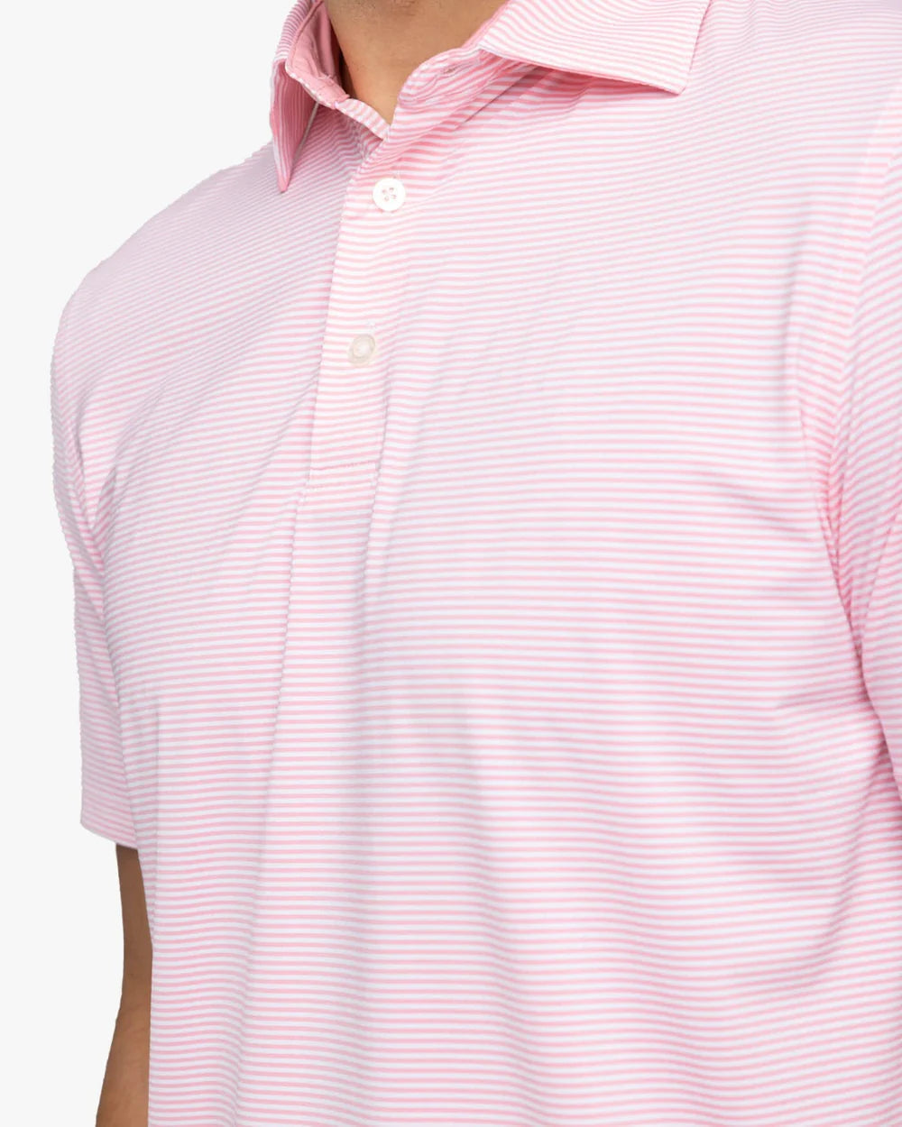 SOUTHERN TIDE Men's Polo Southern Tide brrr°-eeze Meadowbrook Stripe Polo || David's Clothing