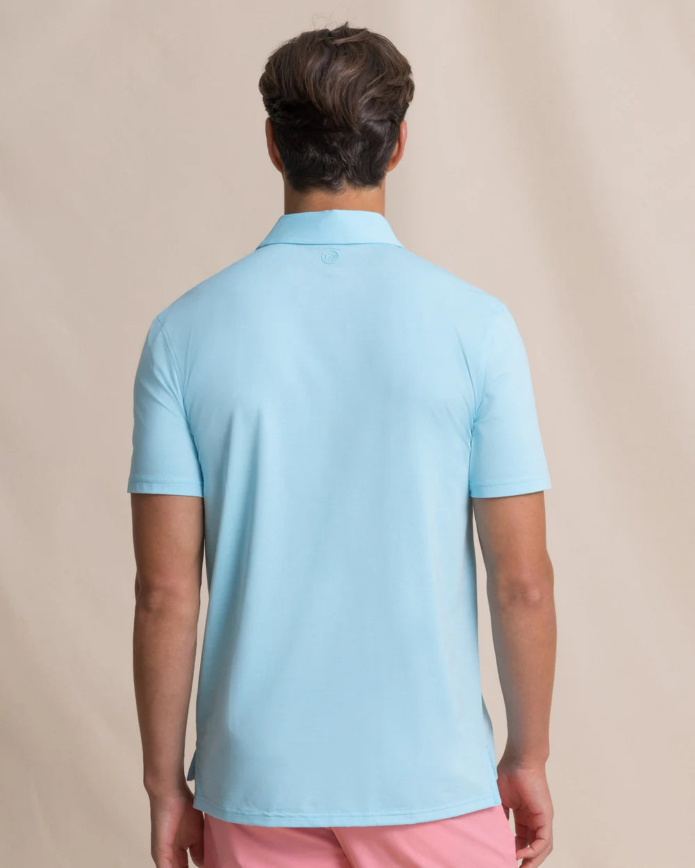 SOUTHERN TIDE Men's Polo Southern Tide Coastal Breeze Heather Performance Polo