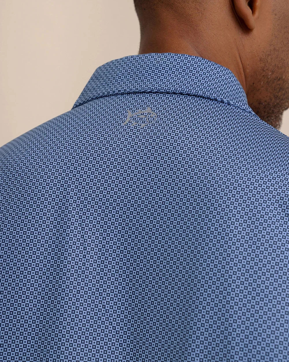 SOUTHERN TIDE Men's Polo Southern Tide Driver Coastal Geo Printed Polo
