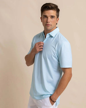 SOUTHERN TIDE Men's Polo Southern Tide Driver Getting Ziggy With It Printed Polo || David's Clothing 