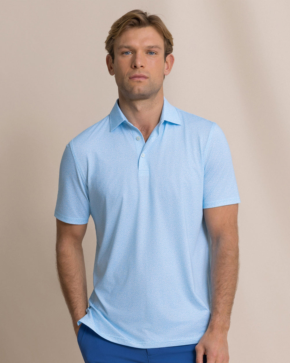 SOUTHERN TIDE Men's Polo Southern Tide Driver Paradise Shores Printed Polo