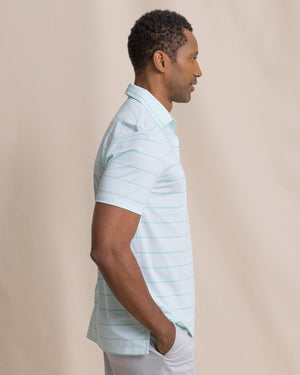 SOUTHERN TIDE Men's Polo Southern Tide Driver Wild Winds Stripe Polo