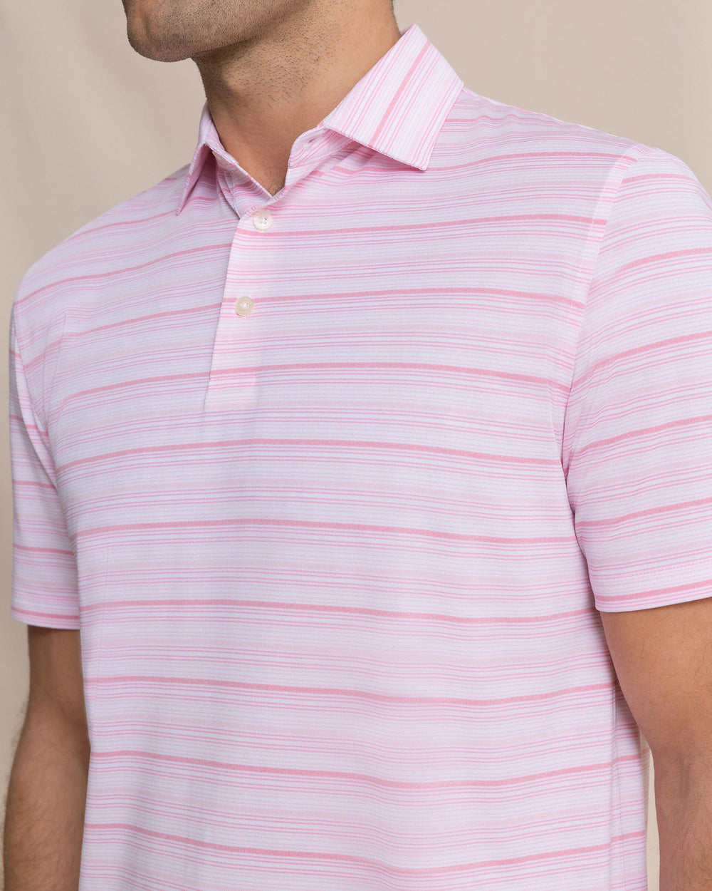SOUTHERN TIDE Men's Polo Southern Tide Driver Wild Winds Stripe Polo