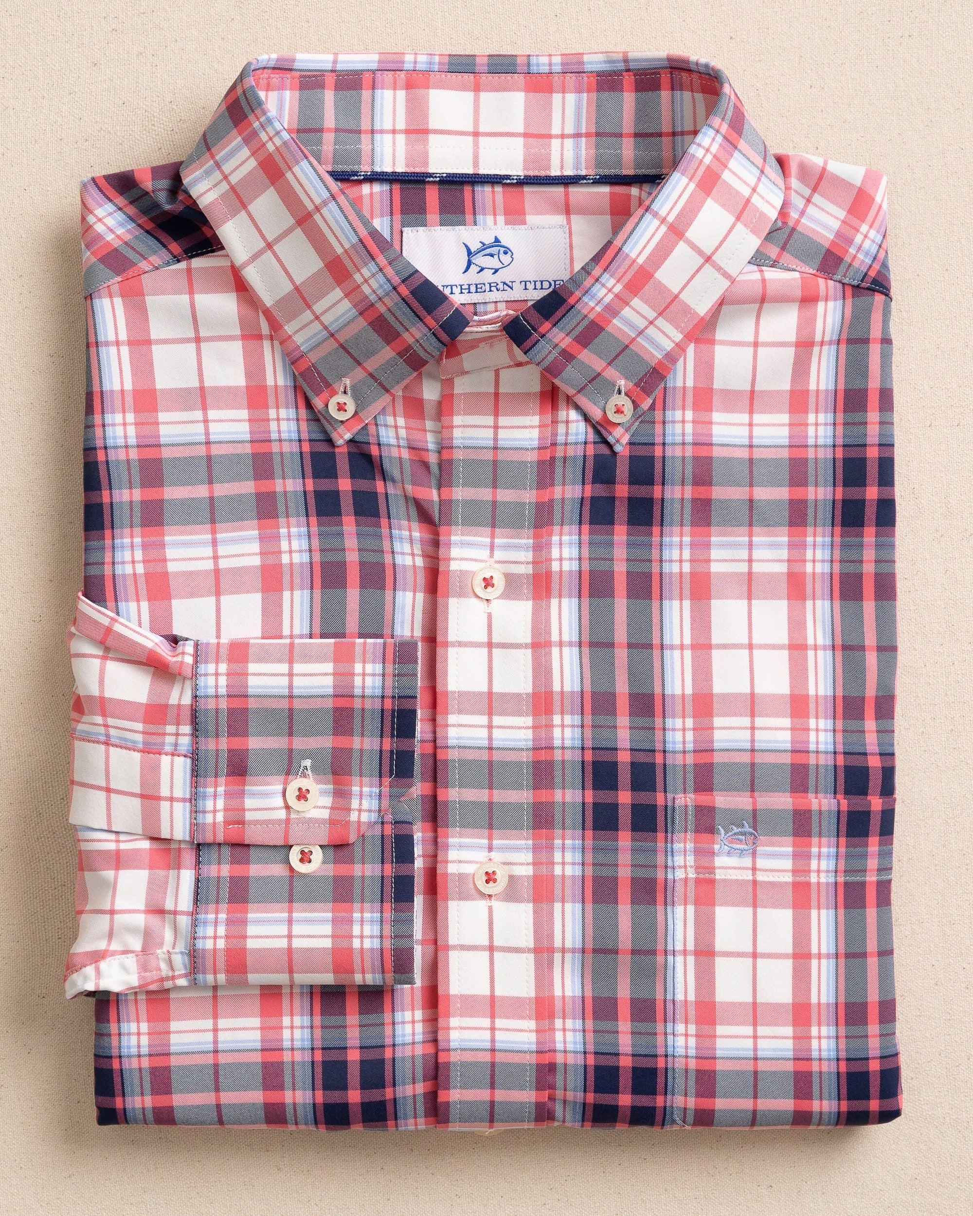 SOUTHERN TIDE Men's Sport Shirt SNAPPER / S Southern Tide Willowbrook Plaid Intercoastal Sport Shirt 118961083
