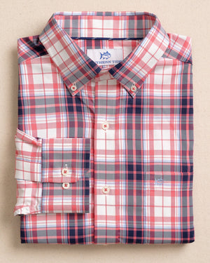 SOUTHERN TIDE Men's Sport Shirt SNAPPER / S Southern Tide Willowbrook Plaid Intercoastal Sport Shirt 118961083