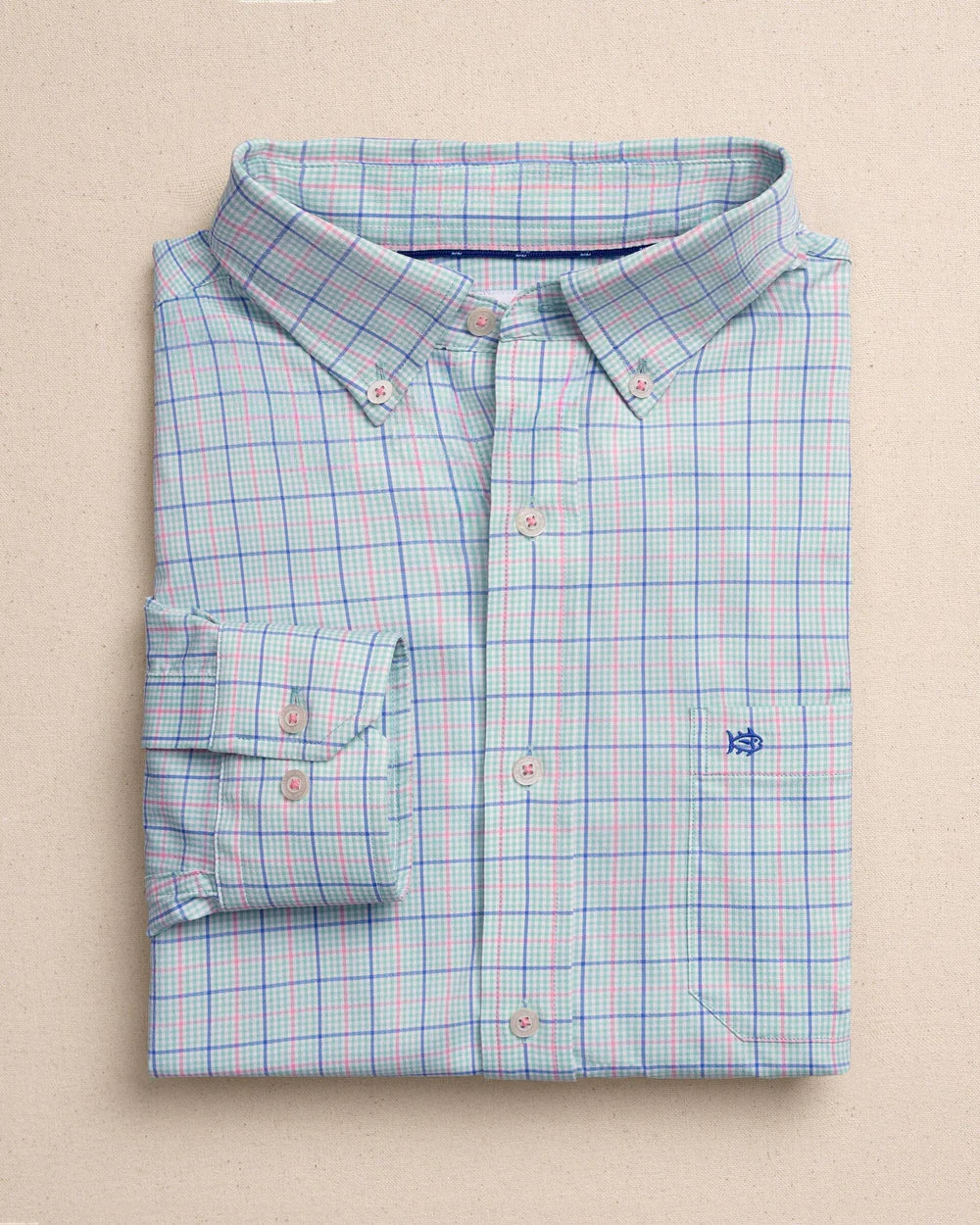 SOUTHERN TIDE Men's Sport Shirt Southern Tide Edisto Island Coastal Breeze® Sport Shirt
