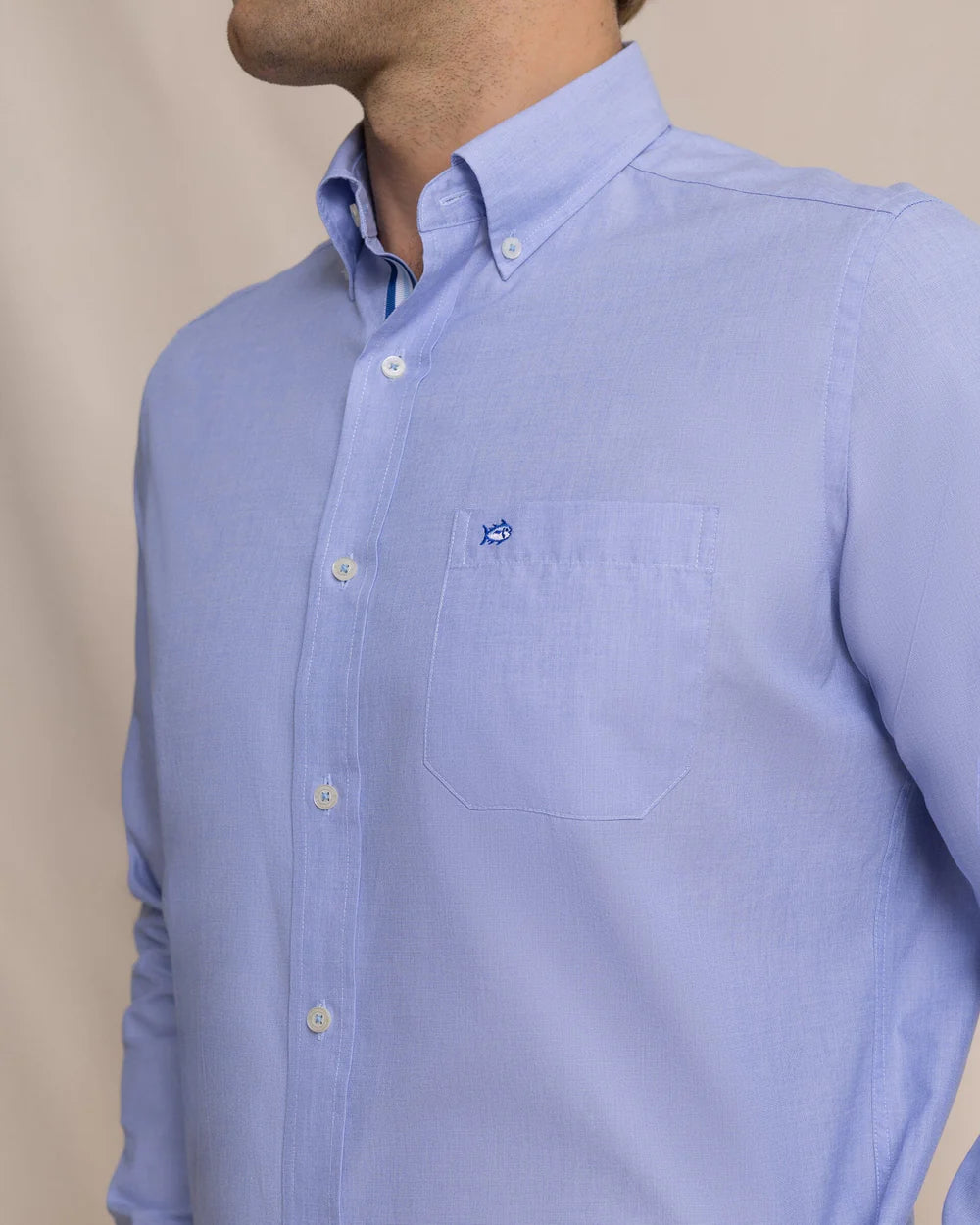 SOUTHERN TIDE Men's Sport Shirt Southern Tide Offshore End on End Sport Shirt