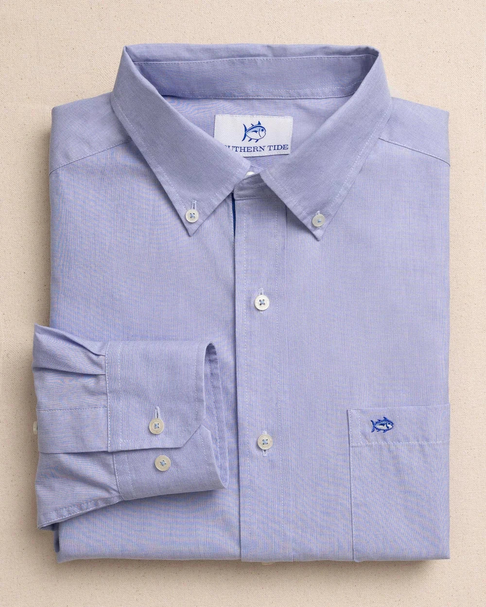 SOUTHERN TIDE Men's Sport Shirt Southern Tide Offshore End on End Sport Shirt
