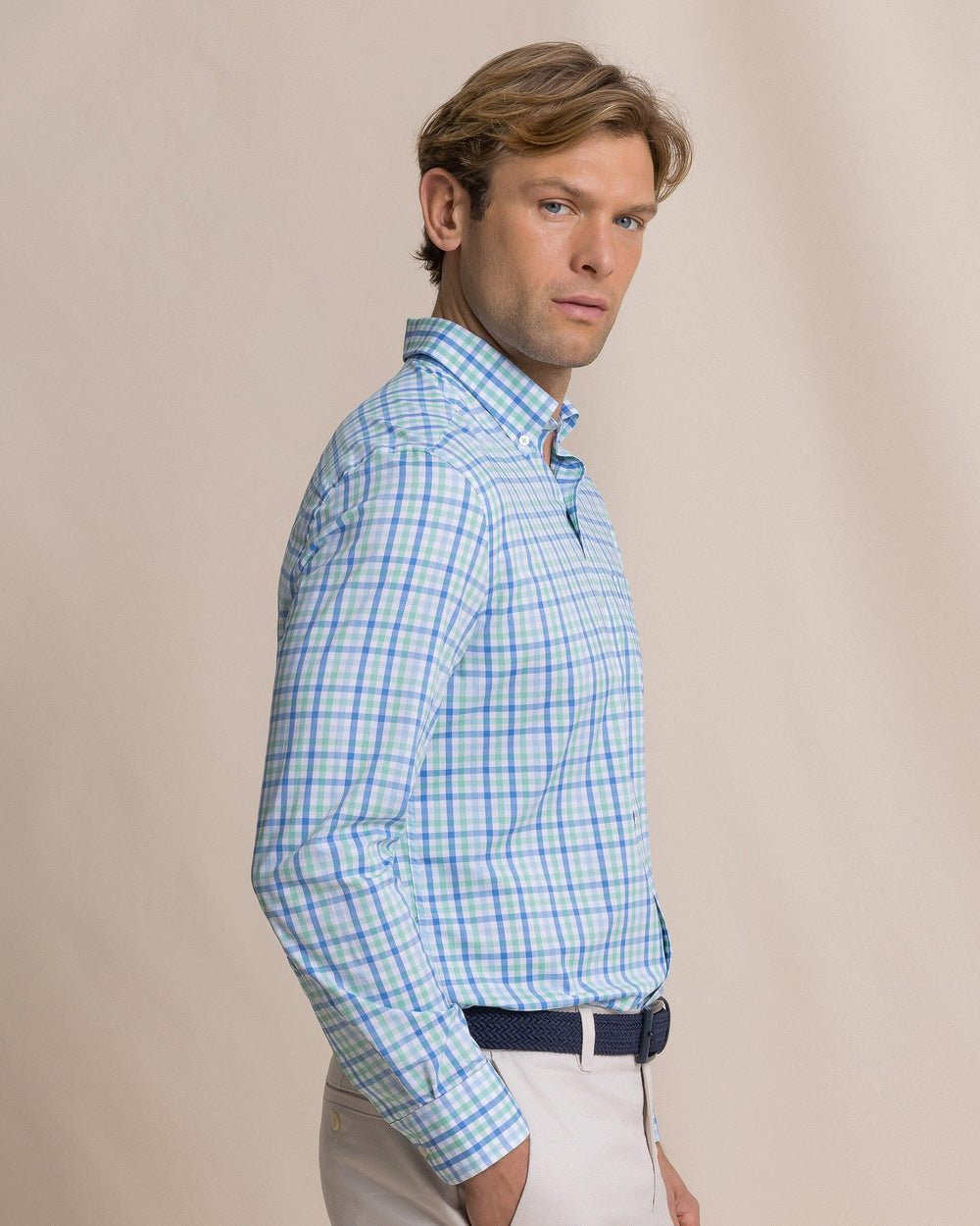 SOUTHERN TIDE Men's Sport Shirt Southern Tide Palm Valley Coastal Breeze Sport Shirt