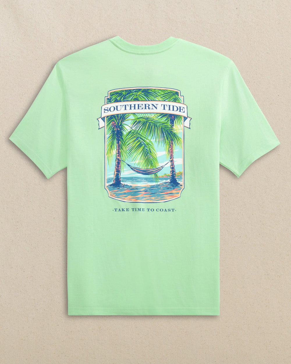 SOUTHERN TIDE Men's Tees Palm Hammock Time to Coast Short Sleeve T-Shirt