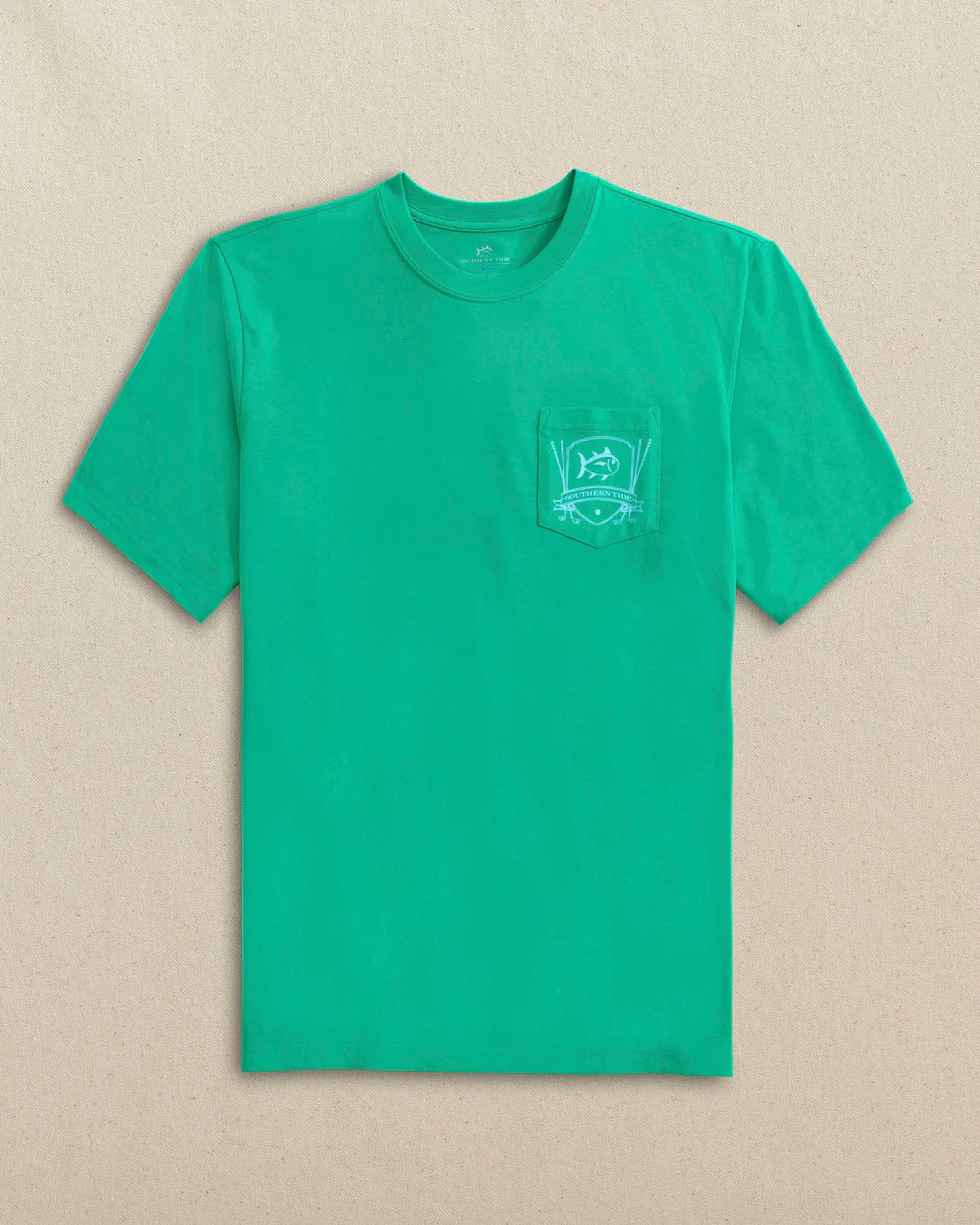 SOUTHERN TIDE Men's Tees Southern Tide Skipjack Classic Badge Short Sleeve T-Shirt