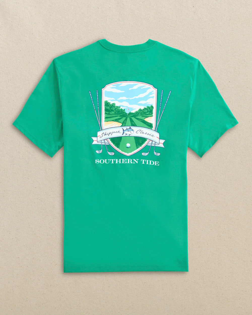 SOUTHERN TIDE Men's Tees Southern Tide Skipjack Classic Badge Short Sleeve T-Shirt