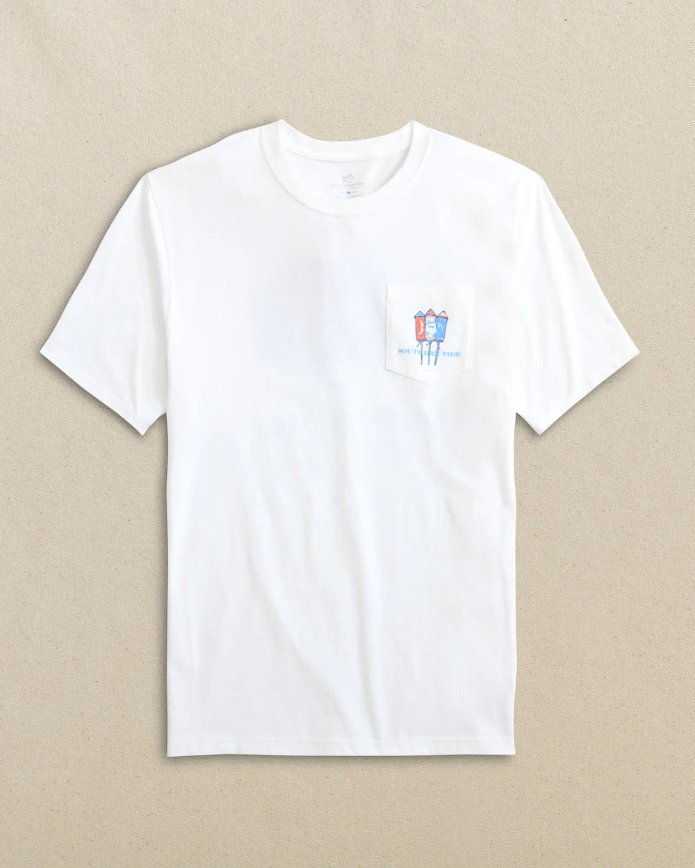 SOUTHERN TIDE Men's Tees Southern Tide Skipjack Fill Fireworks Short Sleeve T-Shirt