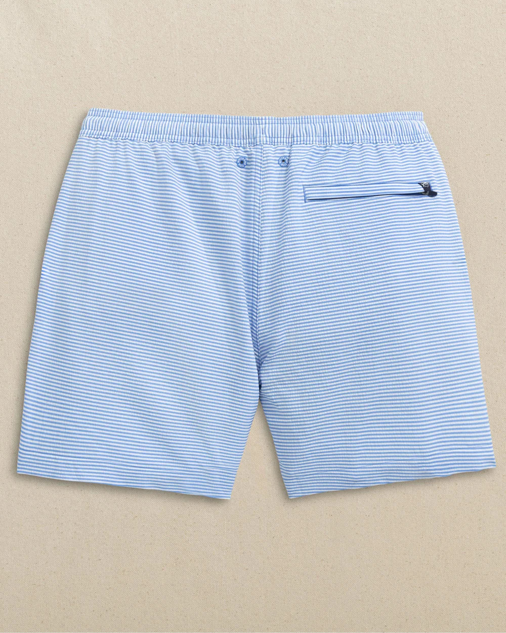 SOUTHERN TIDE Mens Shorts Southern Tide Seersucker Stripe Maritime Swim Trunk