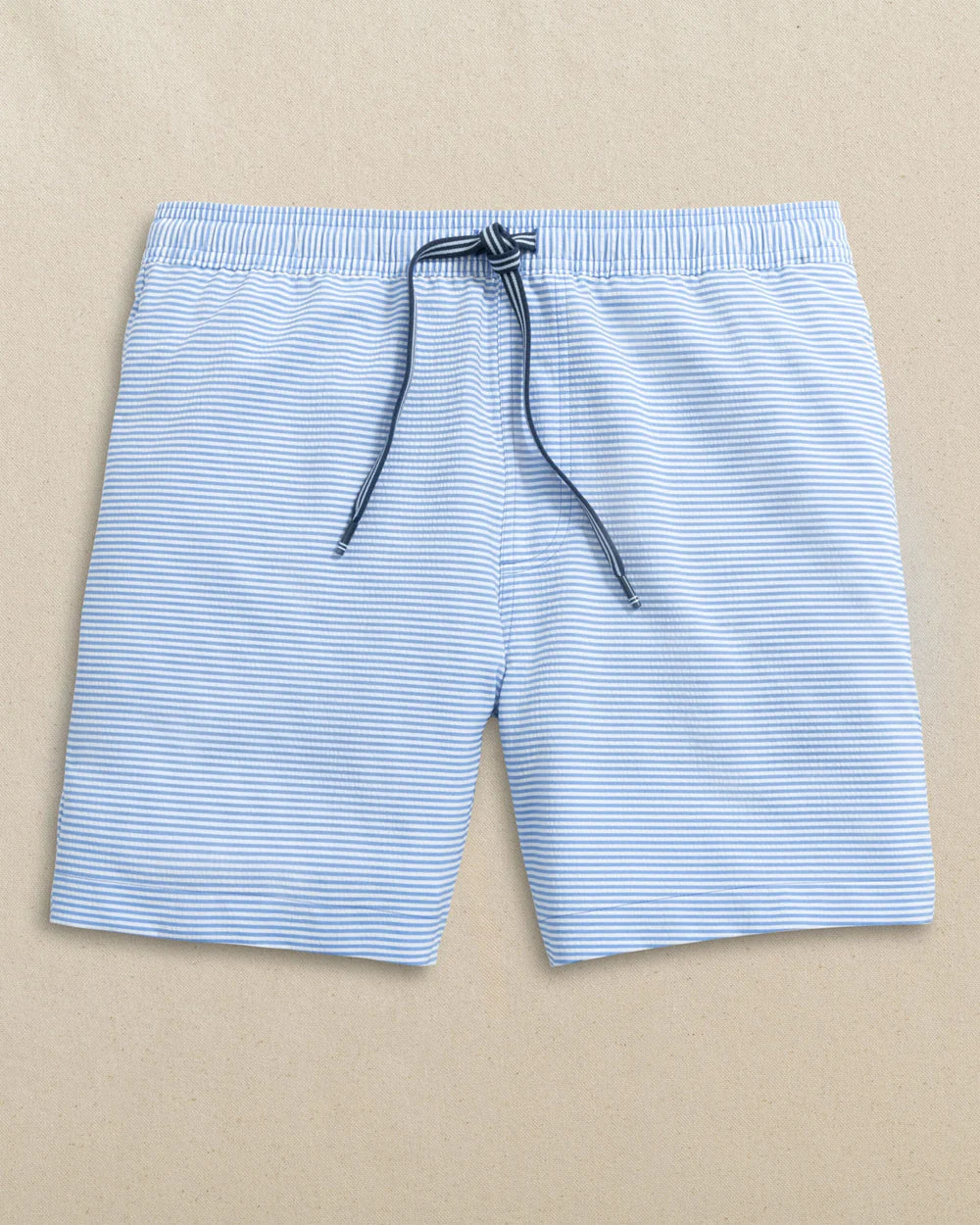 SOUTHERN TIDE Mens Shorts Southern Tide Seersucker Stripe Maritime Swim Trunk