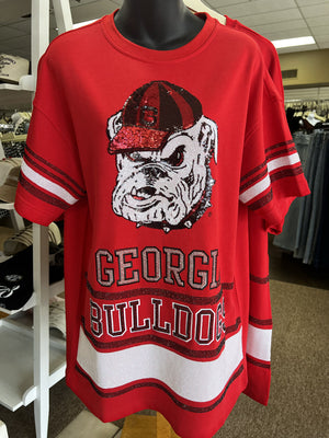 STEWART SIMMONS Women's Dresses Stewart Simmons Georgia The Sideline T-Shirt Dress