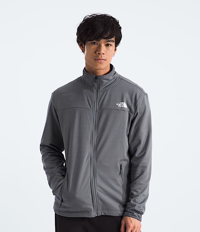 THE NORTH FACE Mens Jackets North Face Men’s Cedar Trail Grid Fleece Full-Zip Jacket