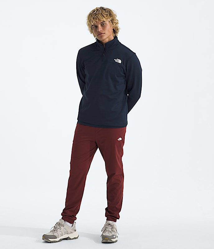 THE NORTH FACE Mens Jackets SUMMIT NAVY / M North Face Men’s Cedar Trail Grid Fleece ¼-Zip NF0A8AZE8K2