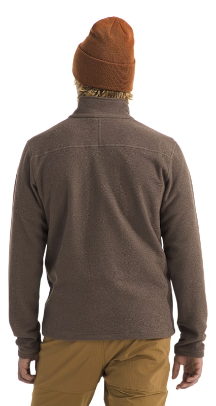 THE NORTH FACE Mens Jackets North Face Textured Cap Rock Quarter-Zip Long-Sleeve Fleece Pullover