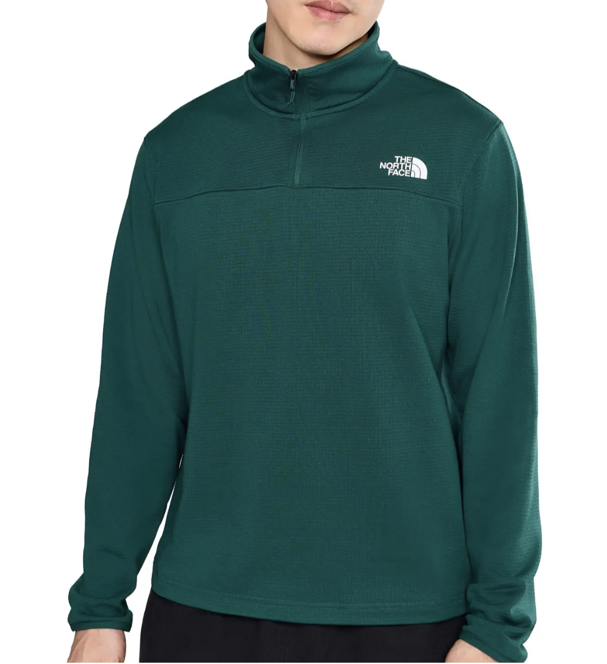 THE NORTH FACE Mens Jackets CUMULUS CLOUD / S North Face Men’s Cedar Trail Grid Fleece ¼-Zip NF0A8AZEMYB