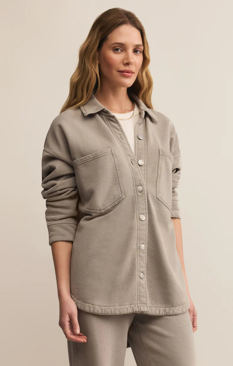 Z SUPPLY Women Jackets Z Supply All Day Knit Leopard Jacket || David's Clothing