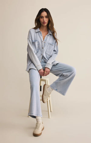 Z SUPPLY Women Jackets Z Supply All Day Knit Leopard Jacket || David's Clothing