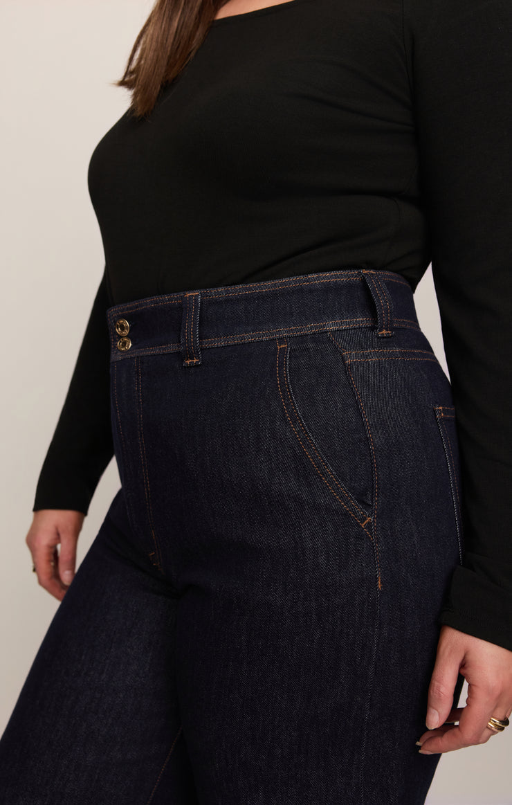 Z SUPPLY Women's Jeans Z Supply The Atelier High-Rise Trouser Denim