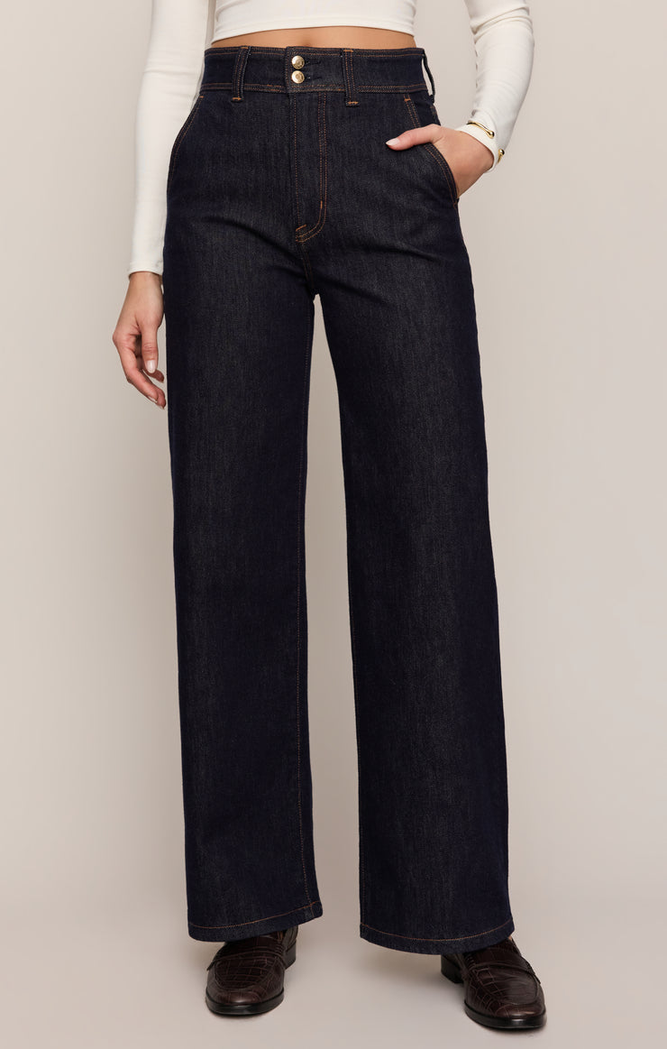 Z SUPPLY Women's Jeans Z Supply The Atelier High-Rise Trouser Denim