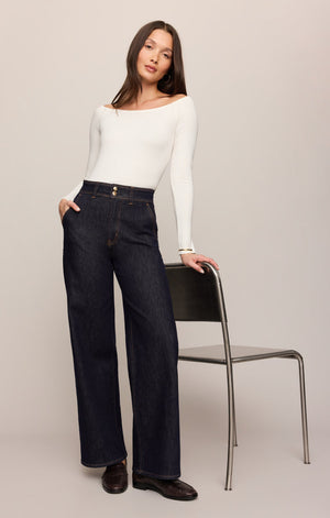 Z SUPPLY Women's Jeans Z Supply The Atelier High-Rise Trouser Denim