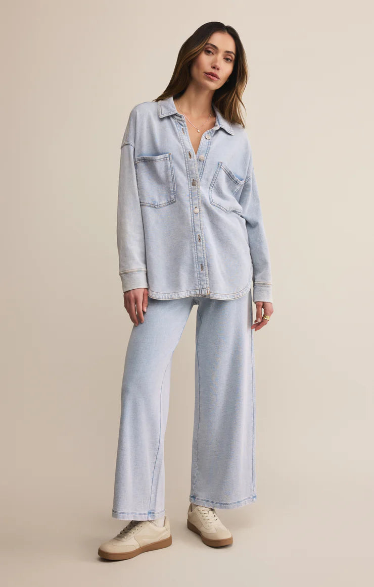 Z SUPPLY Women's Pants Z Supply Hunter Knit Denim Pant || David's Clothing