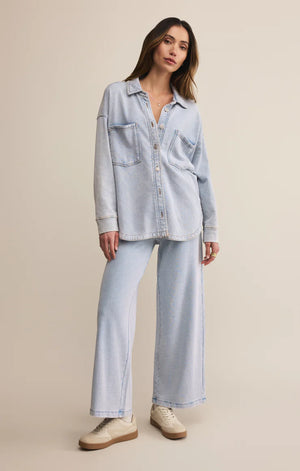 Z SUPPLY Women's Pants Z Supply Hunter Knit Denim Pant || David's Clothing