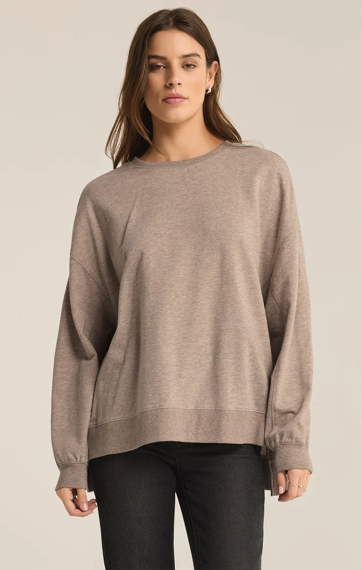 Z SUPPLY Women's Pullovers TAUPE / XS Z Supply Modern Weekender || David's Clothing ZT203706