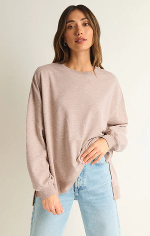 Z SUPPLY Women's Sweater LATTE / XS Z Supply Modern Weekender || David's Clothing ZT203706
