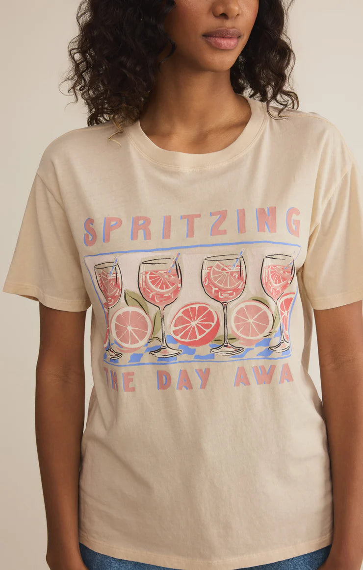Z SUPPLY Women's Tee Z Supply Spritz Boyfriend Tee || David's Clothing