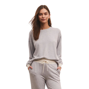 Z SUPPLY Women's Top H GRAY / XS Z Supply Extra Cozy Modal Sweatshirt || David's Clothing ZT233832