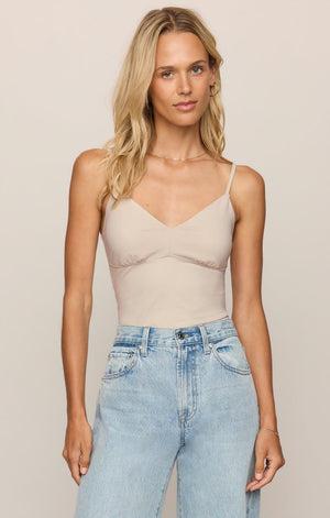Z SUPPLY Women's Top PEARL / XS Z Supply Luxe Smooth Essential Tank ZT264758S