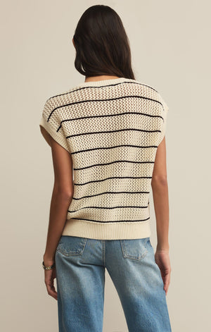 Z SUPPLY Women's Top Z Supply Ines Striped Sweater || David's Clothing
