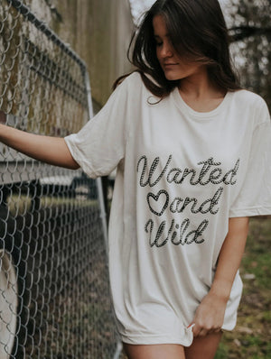 CHARLIE SOUTHERN Women's Tees Charlie Southern Wanted And Wild Tee || David's Clothing