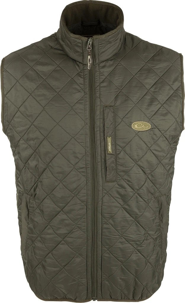 DRAKE CLOTHING CO. Men's Outerwear Drake Delta Quilted Fleece Lined Vest || David's Clothing