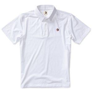 DUCKHEAD Men's Polo WHITE / M Duck Head Hayes Performance Logo Polo || David's Clothing D21031090